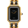 Chanel Watch Premiere M Black Leather