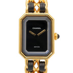 Chanel Watch Premiere S Black Leather