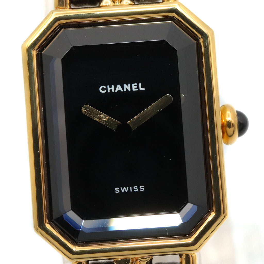 Chanel Watch Premiere S Black Leather — view 3