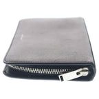 Saint Laurent Paris Wallet with Front Logo Card Pocket Black — view 3