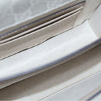 Gucci Interlocking Mini Shoulder Bag White Beige Leather Gold — view 4