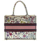 Dior Book Tote Pink Multicolor Flower Canvas — view 2