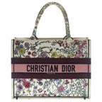 Dior Book Tote Pink Multicolor Flower Canvas