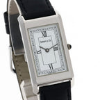 Tiffany & Co Classic Square Watch SS Leather — view 4