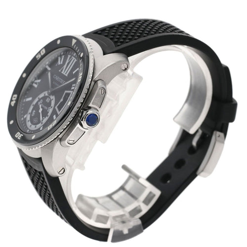 Cartier Caliber de Watch SS Rubber — view 2
