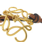 Loewe Anagram Key Holder Metal Leather — view 8