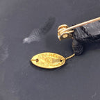 Chanel Corsage Camellia Brooch Leather — view 4