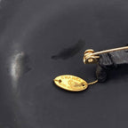 Chanel Corsage Camellia Brooch Leather — view 8