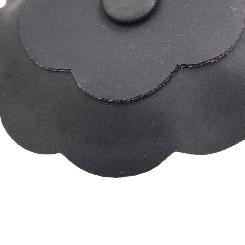 Chanel Corsage Camellia Brooch Leather — view 5