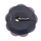 Chanel Corsage Camellia Brooch Leather — view 2