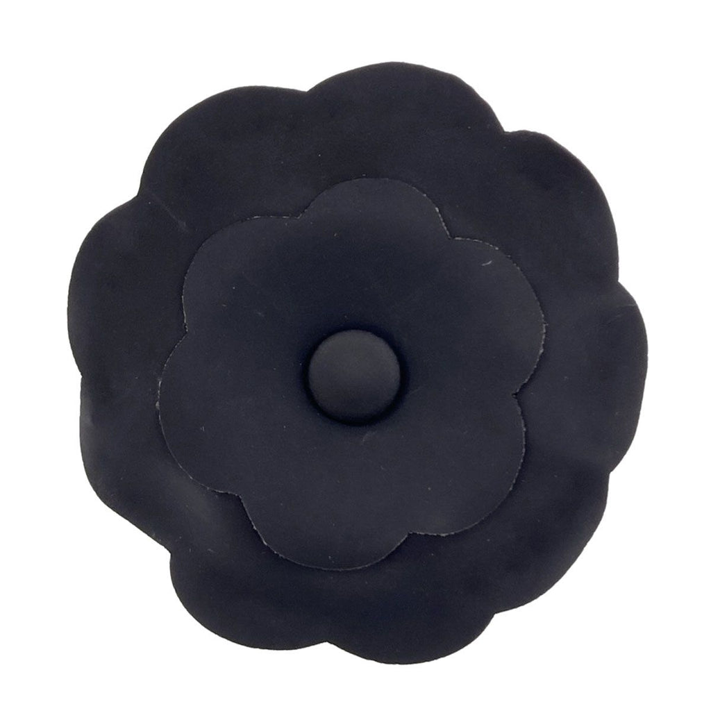 Chanel Corsage Camellia Brooch Leather
