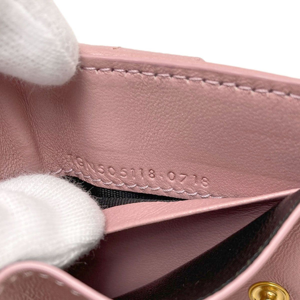 Saint Laurent Yves Stitch Compact Wallet Bifold Calf — view 8