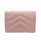 Saint Laurent Yves Stitch Compact Wallet Bifold Calf — view 2