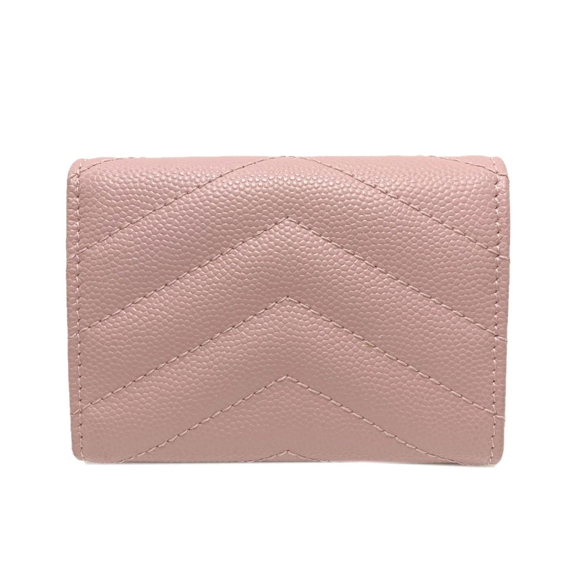 Saint Laurent Yves Stitch Compact Wallet Bifold Calf — view 2