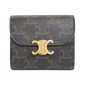 Celine Triomphe Flap Trifold Bifold Wallet