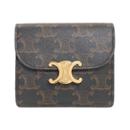 Celine Triomphe Flap Trifold Bifold Wallet