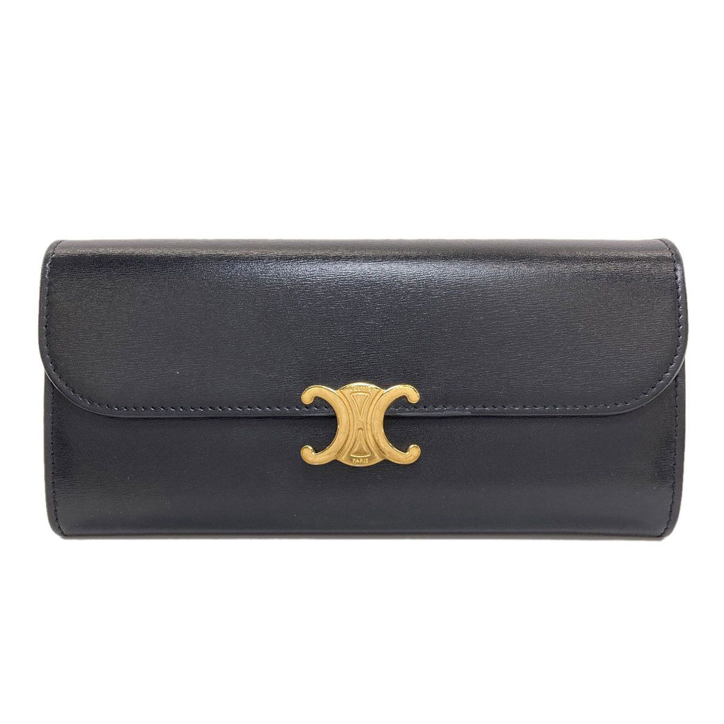 Celine Triomphe Wallet Calf