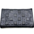 Chanel Fold Wallet Gray Icon CC Logo Billfold Card — view 3