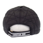 Dior D-player 56 Cap Nylon Black Hat — view 7