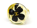 Chanel Plastic Ring Clover