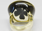 Chanel Plastic Ring Clover — view 3