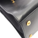Saint Laurent Paris Handbag Muse Two 2-Way Black Leather — view 5