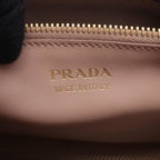 Prada Handbag Monochrome 2-Way CI Pink Beige Leather — view 4