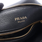 Prada Handbag Vitello Daino 2-Way Black Leather — view 4