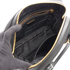 Prada Handbag Tessuto Saffiano 2-Way Black Nylon Leather — view 3