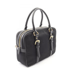 Prada Handbag Tessuto Saffiano 2-Way Black Nylon Leather — view 2
