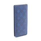 Louis Vuitton Bifold Wallet Portefeuille Brazza Cobalt Leather — view 2