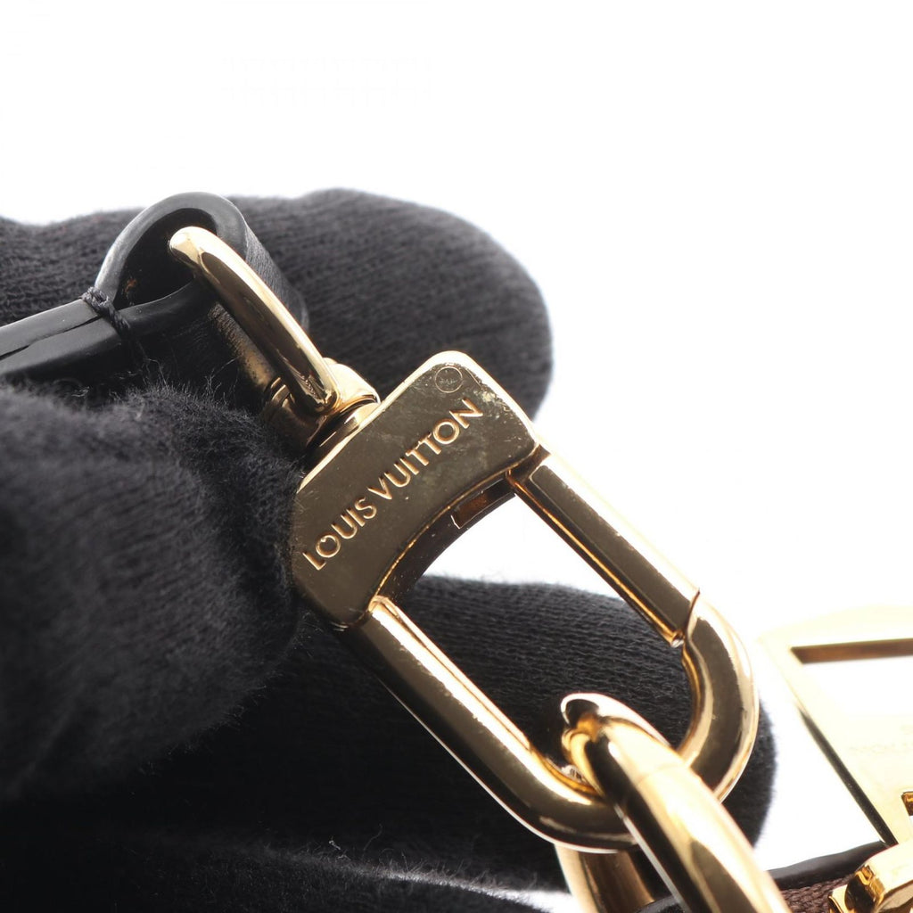 Louis Vuitton Shoulder Bag Odeon NM PM Noir Canvas Leather — view 7