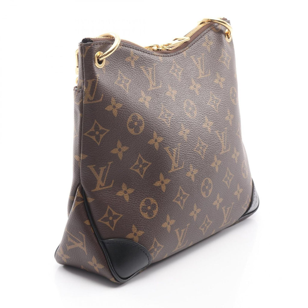 Louis Vuitton Shoulder Bag Odeon NM PM Noir Canvas Leather — view 2