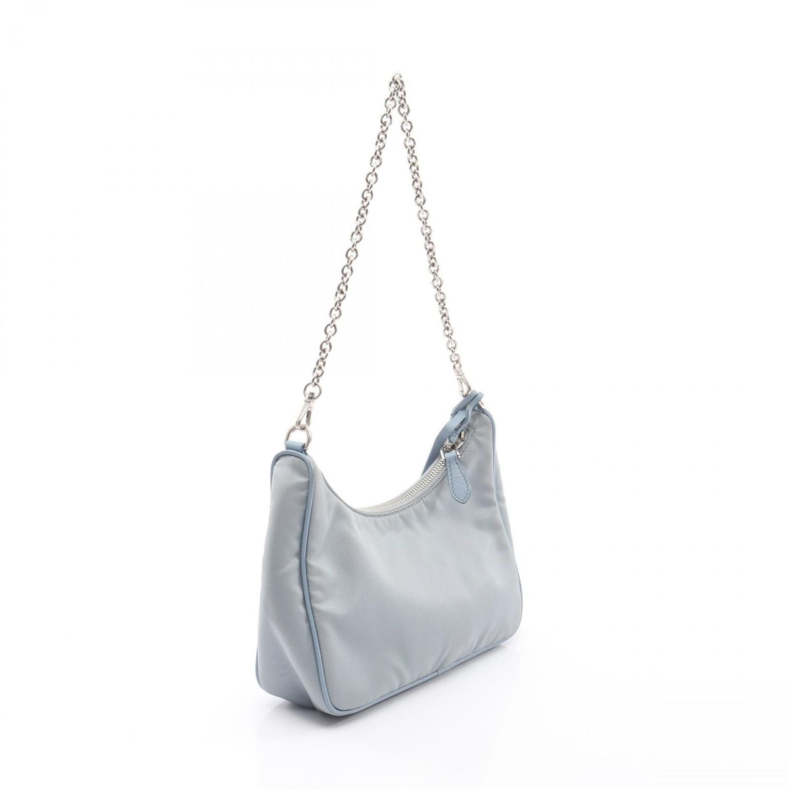 Prada Shoulder Bag Re Edition 2-Way Light Blue Nylon Re — view 2
