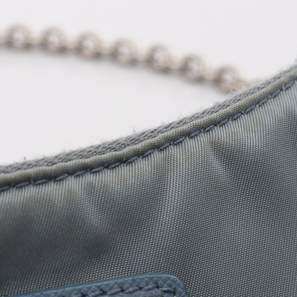 Prada Shoulder Bag Re Edition 2-Way Light Blue Nylon Re — view 7