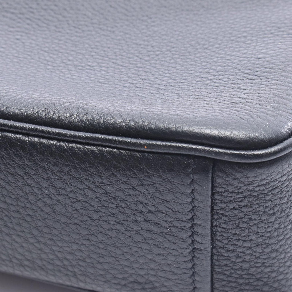 Prada Shoulder Bag Vitello Phenix Black Leather Daino — view 5