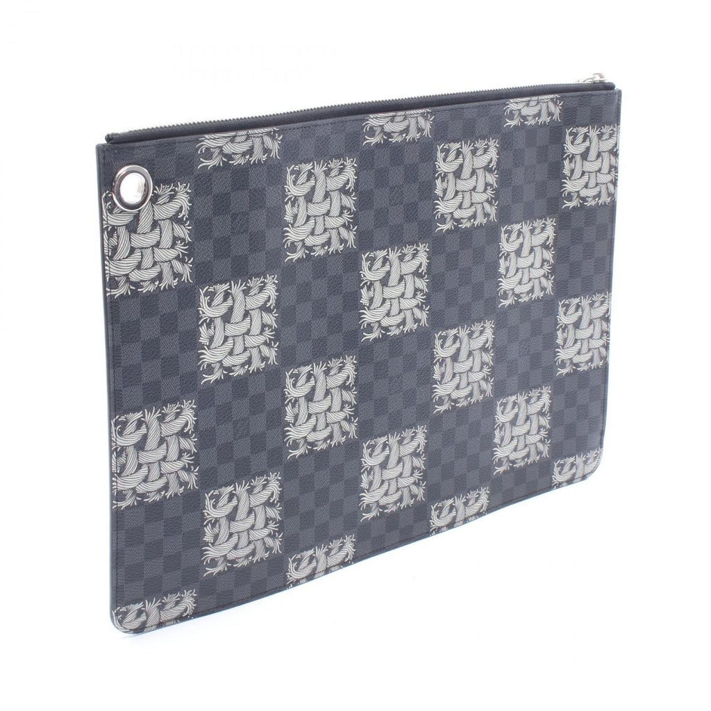 Louis Vuitton Clutch Pochette Jour GM Christopher Nemeth Canvas — view 2