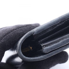 Celine Bifold Wallet Large Triomphe Black Leather — view 7