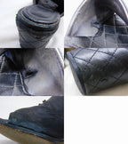 Chanel 36c CC Logo Sandals Black Leather Shoes Mani — view 7