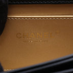 Chanel Shoulder Bag Quilted Black Leather Small Flap Chain — view 4