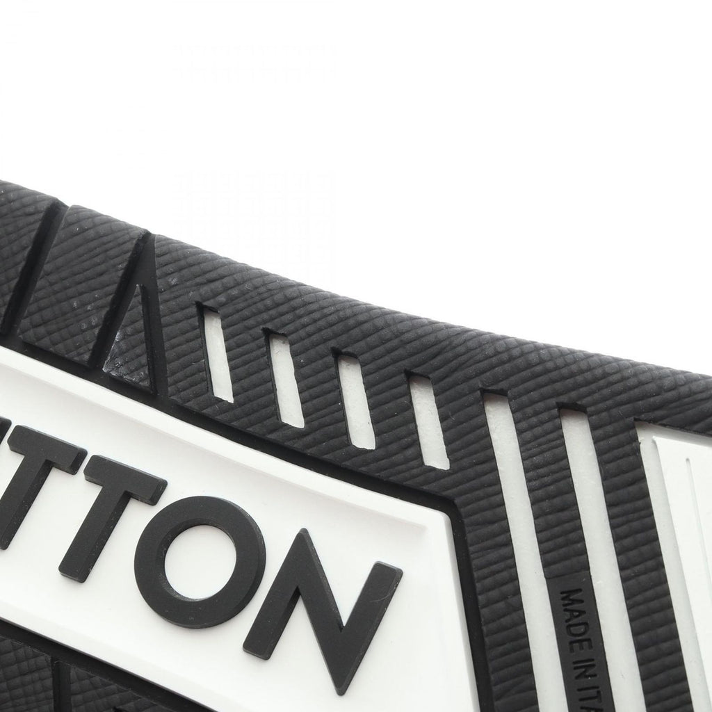 Louis Vuitton Sneakers LV Trainer Line Monogram Jacquard Noir Leather — view 8