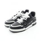 Louis Vuitton Sneakers LV Trainer Line Monogram Jacquard Noir Leather