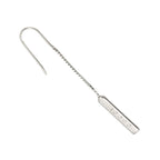 Gucci Lariat Earrings 18k WG White Gold 750 Only Pierced — view 2