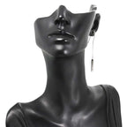 Gucci Lariat Earrings 18k WG White Gold 750 Only Pierced — view 6