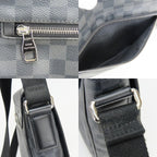 Louis Vuitton Shoulder Bag District MM Damier Graphite Black Gray Crossbody — view 7