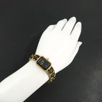 Chanel Premiere L Vintage Watch Black Gold — view 3