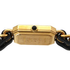 Chanel Premiere L Vintage Watch Black Gold — view 5