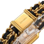 Chanel Premiere L Vintage Watch Black Gold — view 6