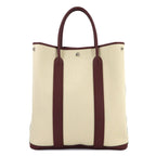 Hermes Garden File MM Tote Toile Military Negonda Beton Rouge Ash — view 2