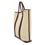 Hermes Garden File MM Tote Toile Military Negonda Beton Rouge Ash — view 3